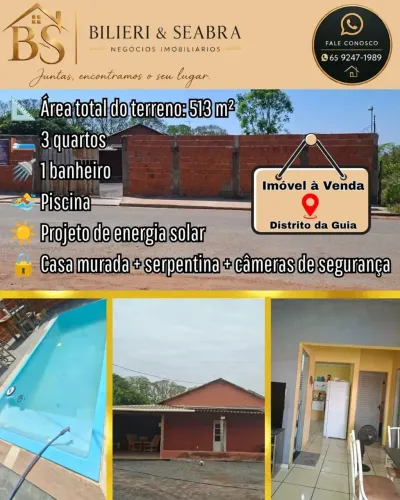 Excelente oportunidade no Distrito da Guia, em localização estratégica, poucos metros da M