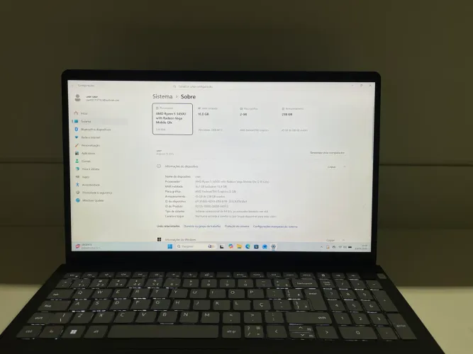 Notebook Dell Inspiron 15 3515 - ryzen 5 3450u