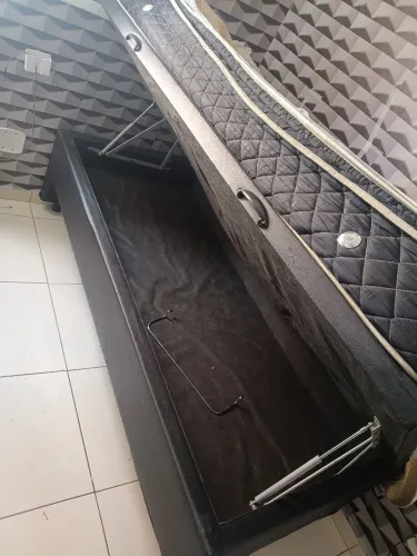 Cama box  com baú solteiro 