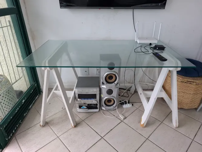 Vendo mesa de vidro