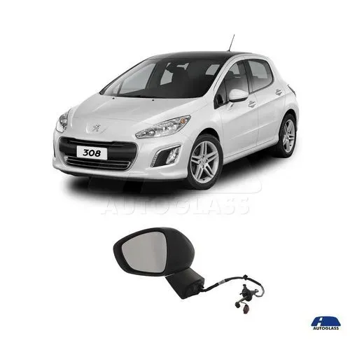 Retrovisor elétrico original com capa/lente/chicote Peugeot 308 novinho $285,00