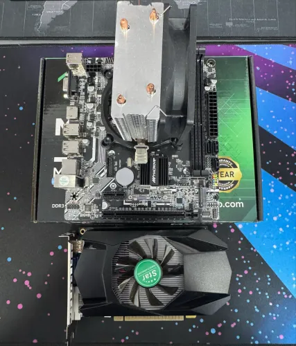 KIT UPGRADE XEON E3-1220 V2 + PLACA DE VÍDEO HD 7670 4GB 128BITS - R$550 PIX