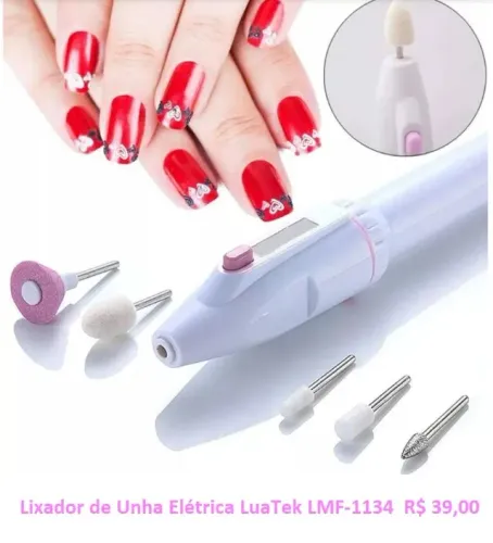 Lixador de Unhas Elétrico a pilha Luatek LMF-1134