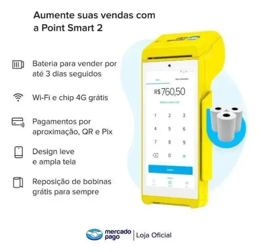 Point Smart 2 | Maquininha Mercado Pago