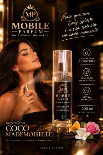 Body Splash mobile parfum inspiração coco mademoseile