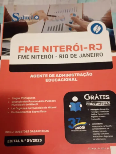FME Niterói agente de administração regional