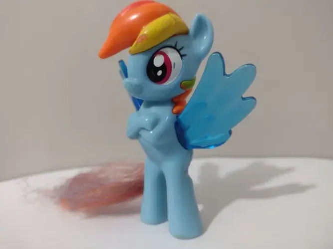 Rainbow Dash My Little Pony McDonalds 2019 Original Hasbro Happy Meal Colecionável Raro