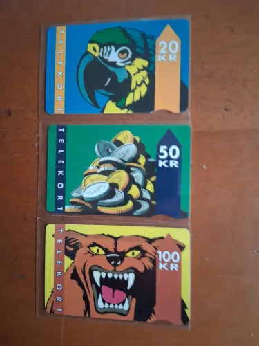 DINAMARCA 1991 CARTÕES TELEFÔNICOS [série 20/50/100]