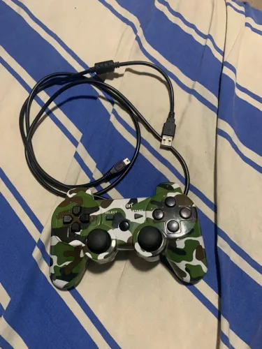 CONTROLE PS3 CAMUFLADO NOVO