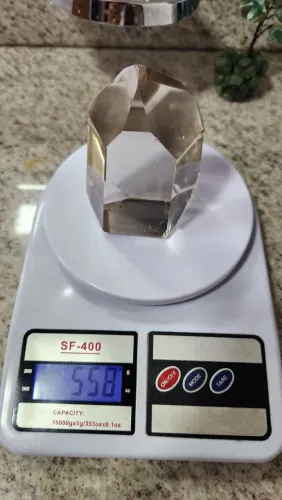 Cristal fumê/transparente - 558g