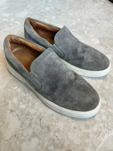 Tenis Slip On Majorano Camurça Cinza Masculino Tam. 41