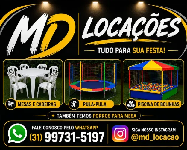 Aluguel para festas