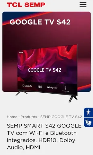 TV SMART SEMP 43