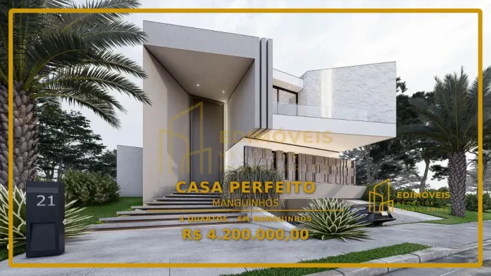 Casa de Alto Padrão em Manguinhos: Perfeita para Momentos de Lazer