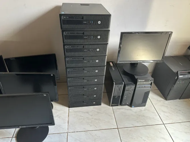 Computador hp i5 quarta geração tela grande retratil para empresas