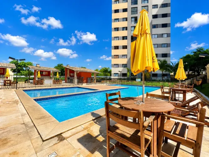 Apartamento Mobiliado 2 Quartos no Condomínio Viver Bem Pitimbu