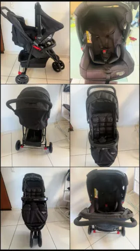 Carrinho de Bebê com Bebê Conforto Cosco Kids - Toffy Duo