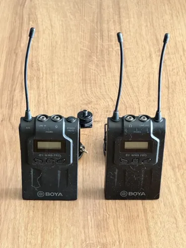 Boya Microfone S/ Fio Lapela By Wm8 K1 Canon Nikon Sony Fuji Preto