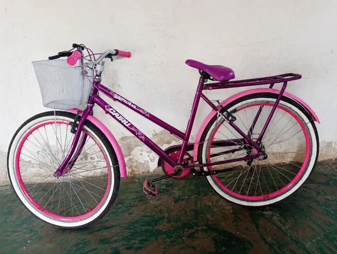 Bicicleta aro 26 roxa
