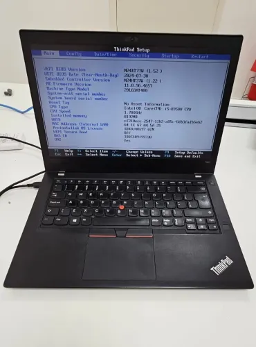 Notebook Lenovo Thinkpad i5 8 geração 8gb ram Ssd 256gb Carregador original