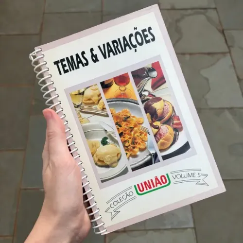 3 Livros de Receitas UNIÃO vintage antigo antiguidade anos 90