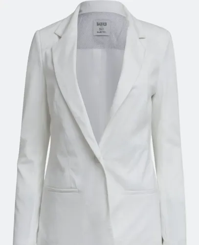 Blazer Feminino Branco Blue Steel - Tam P