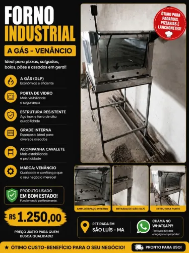FORNO INDUSTRIAL VENÂNCIO