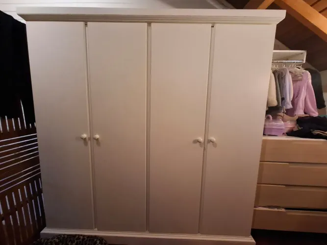 Roupeiro Móveis Lustro Branco