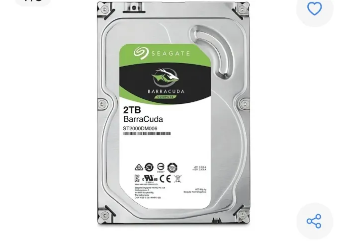 HD Seagate Barracuda 2TB 7200rpm