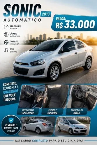 Chevrolet Sonic Sed. LT 1.6 16V Flexpower 4P Aut. 2013