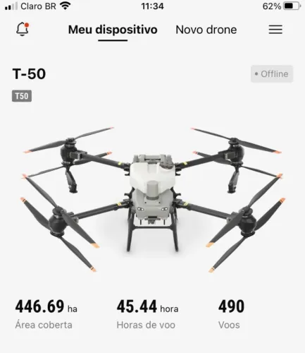 Drone De Pulverização DJI T-50
