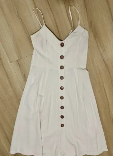 Vestido Midi com Linho