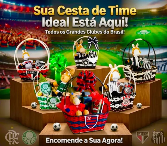 Cestas. CESTAS TIME A PARTIR DE R$:150,00