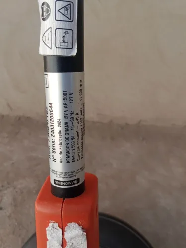 Aparador De Grama Tramontina AP1500T Com Diâmetro De Corte 280mm 1.500w Laranja/Preto