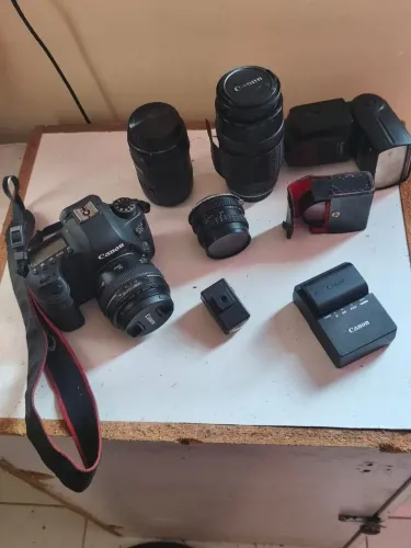 Câmera fotográfica profissional