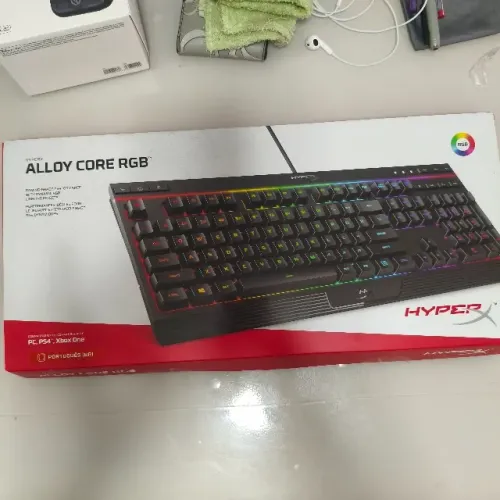 Teclado Gamer HyperX Alloy Core RGB - Compatível com Xbox, PS e PC! Português BR (Novo)