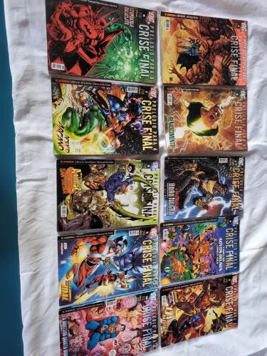 Dc coleção completa prelúdio para a crise final