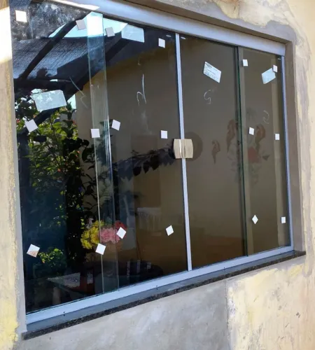 Janelas de vidro Blindex