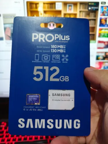 Micro SD Samsung 512GB Pro Plus