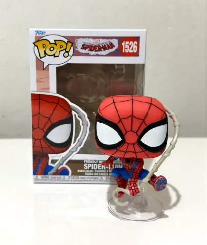 Funko Pop Homem-Aranha Your Friendly Neighborhood - 1526