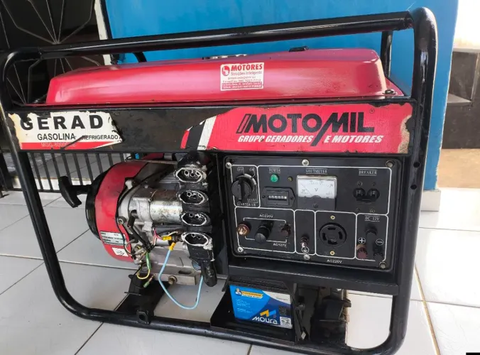 GERADOR DE ENERGIA MOTOMIL 8 KVA