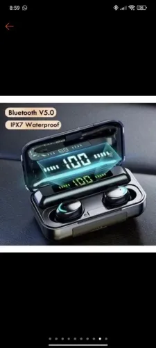 M10 Bluetooth 5.1 Fones de ouvido sem fio TWS estéreo com carregador Power Bank