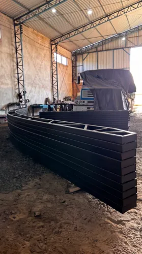 Barracão / Galpão 10x50m (500 m2) - Estrutura metálica Completa