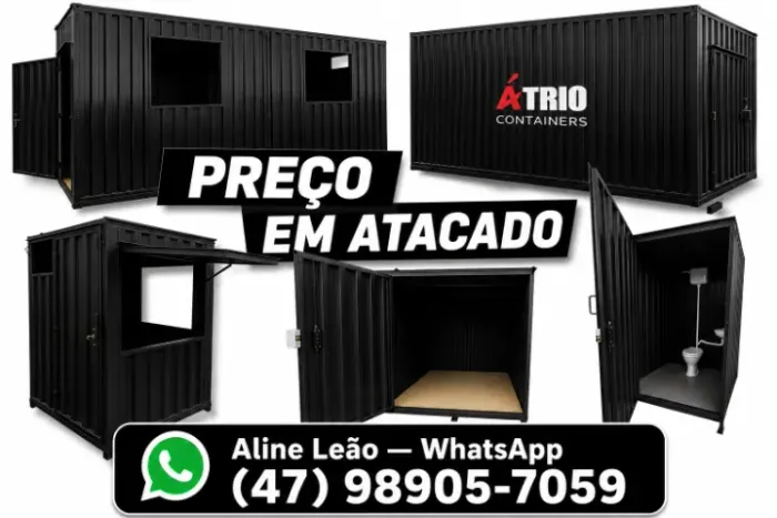 Container 6m 100% Galvanizado | Totalmente Desmontável