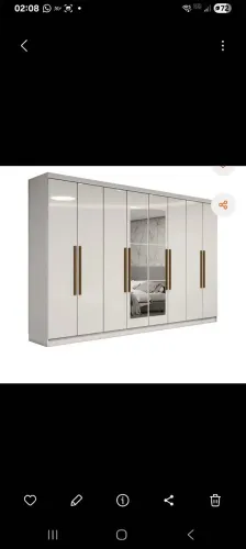 GUARDA ROUPA 8 PORTAS NOVO