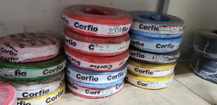 Fio Sólido 10mm 750V rolos com100 metros marca Corfio com nota fiscal