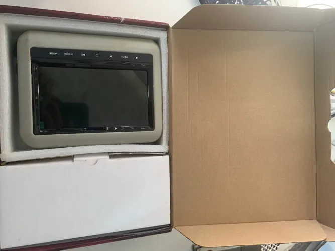 Tela de DVD portátil para encosto de cabeça 