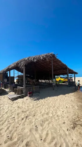 Restaurante em Barreirinhas beira da praia