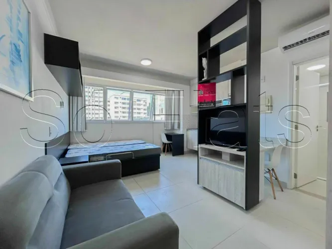 Flat Atrium Augusta 24m² 1 dormitório 1 vaga para locação na Consolação.