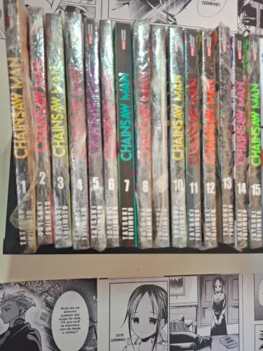 Mangás Chainsaw Man Vol. 1 ao 15 - Panini